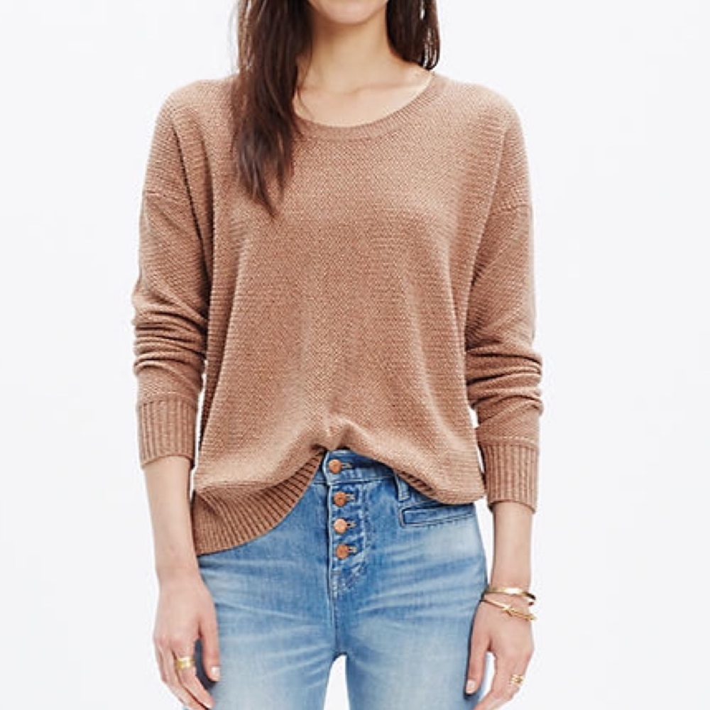 Madewell Textured Pullover Sweater Size M